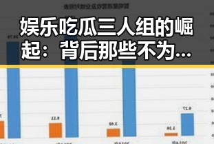 娱乐吃瓜三人组的崛起：背后那些不为人知的故事